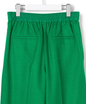 ウォッシャブルライトウール ストレートパンツ