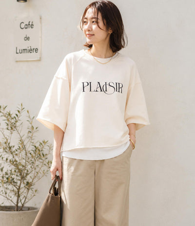 ミニ裏毛ロゴプルオーバー