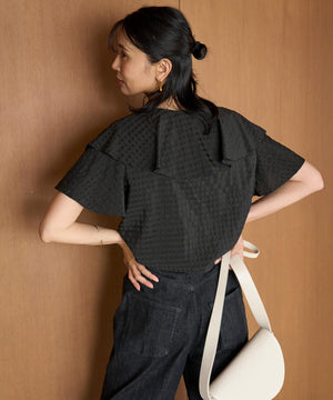 ライトシアー ラッフルブラウス