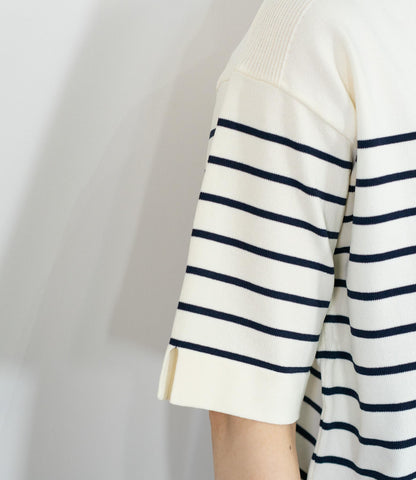 ハーフスリーブニット