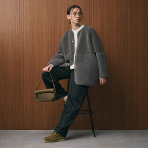 【WEB限定】ボア×フェイクムートン リバーシブルジャケット