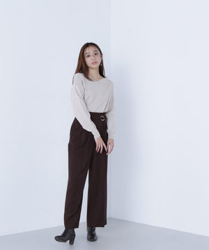 ダブルベルトワイドパンツII