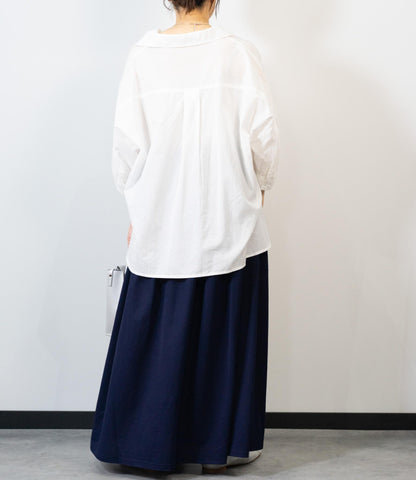 フロントドロストシアーシャツ