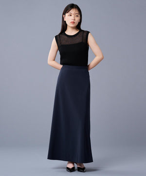 シアー リブ ノースリーブ ニット（uncrave STANDARD）