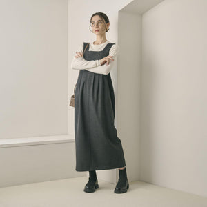 ニット レザーライク ブーツ 撥水/晴雨兼用