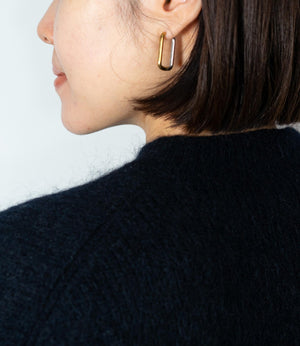 バイカラースクエアピアス