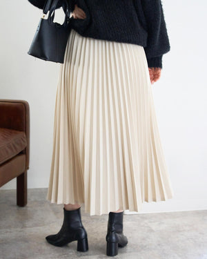 ラメプリーツフレアスカート