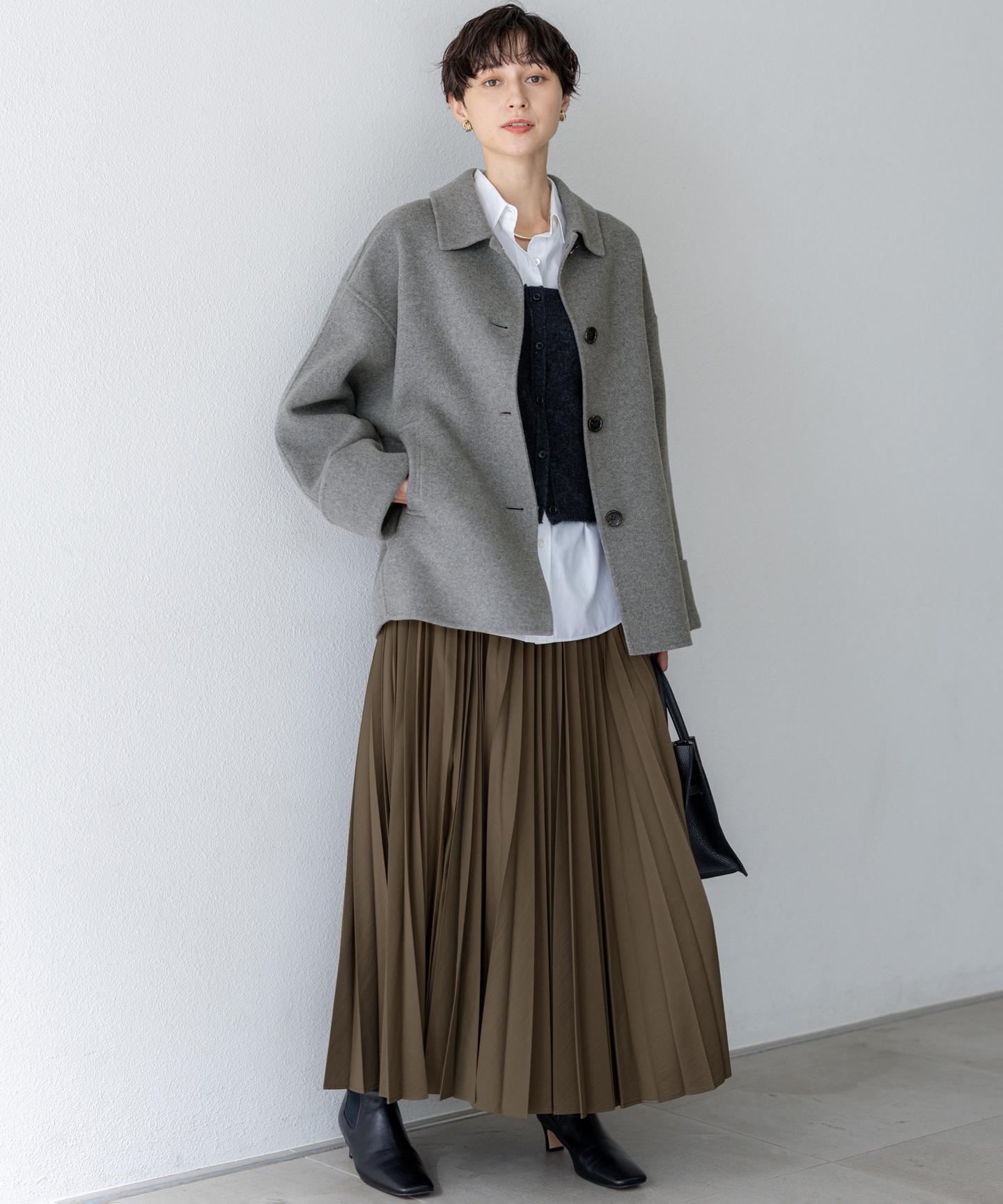 MANTECOPure リバー ステンカラーコート