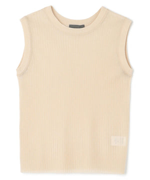 シアー リブ ノースリーブ ニット（uncrave STANDARD）