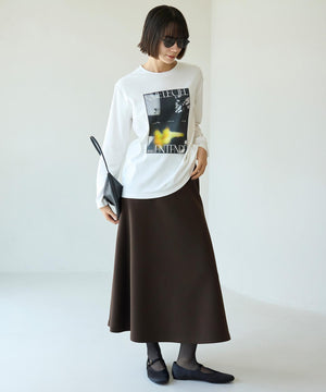 コットンスムース グラフィック ロンＴ