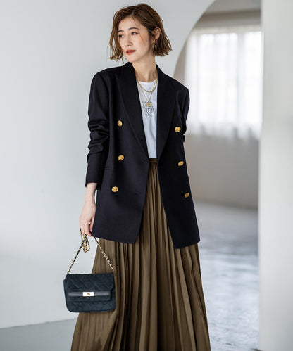 スエード キルティング ショルダーバッグ