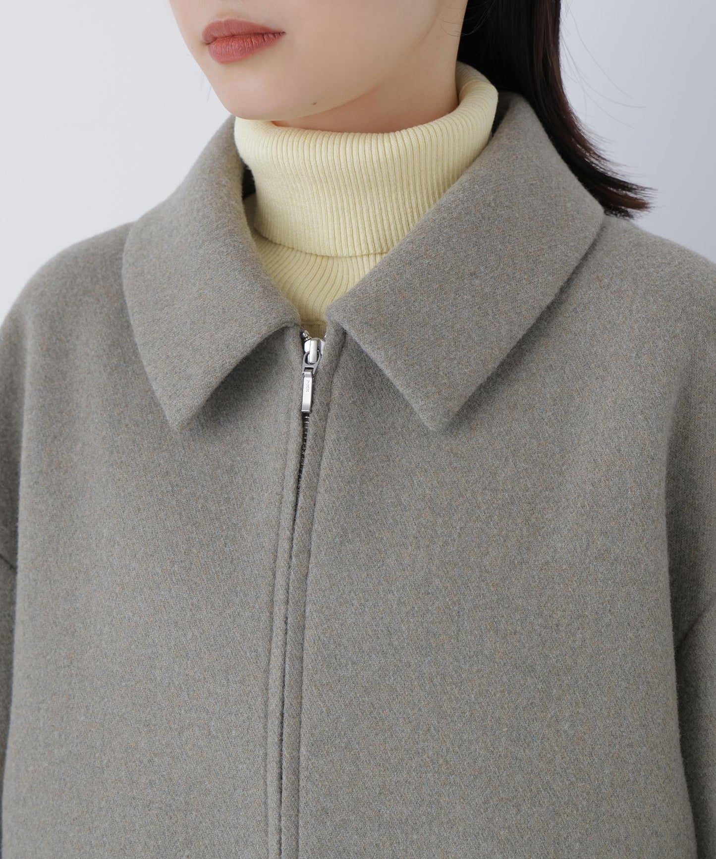 ＜朝比奈 彩さんコラボ＞ステンカラージップブルゾン