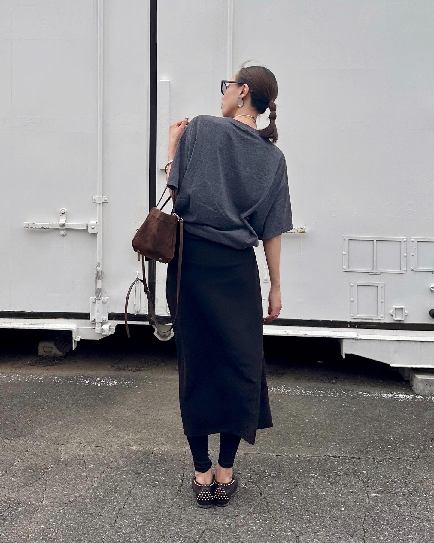 スカート付きレギンス