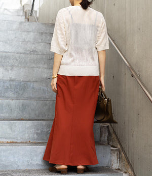 リネンライクマーメイドスカート
