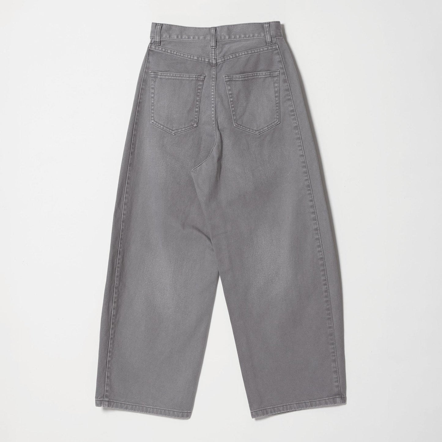 コットンデニム カーブパンツ