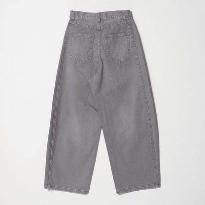 コットンデニム カーブパンツ