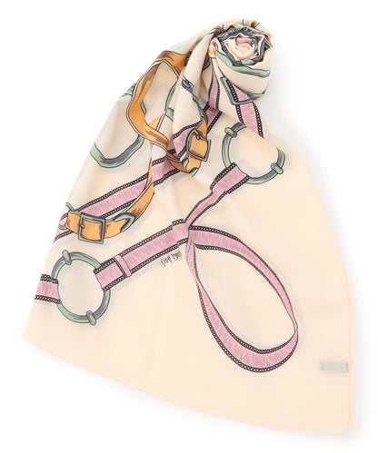 ウールカシミヤ デザイン ストール