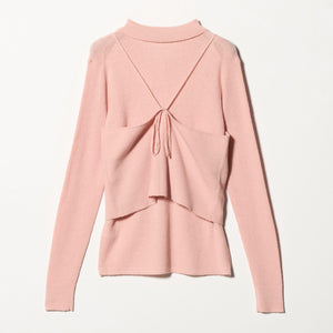 ポロニット カーディガン × ビスチェ ニット セット