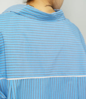 ストライプオーバーシャツ