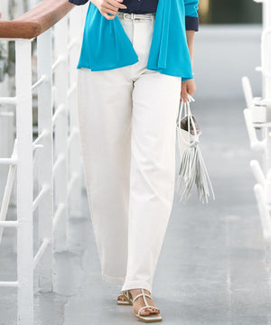 LIGHT DENIM バレルワイド パンツ