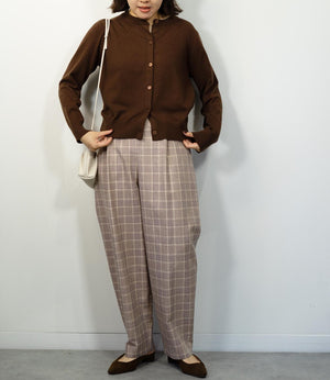 ふんわりタッチクルーネックカーディガン