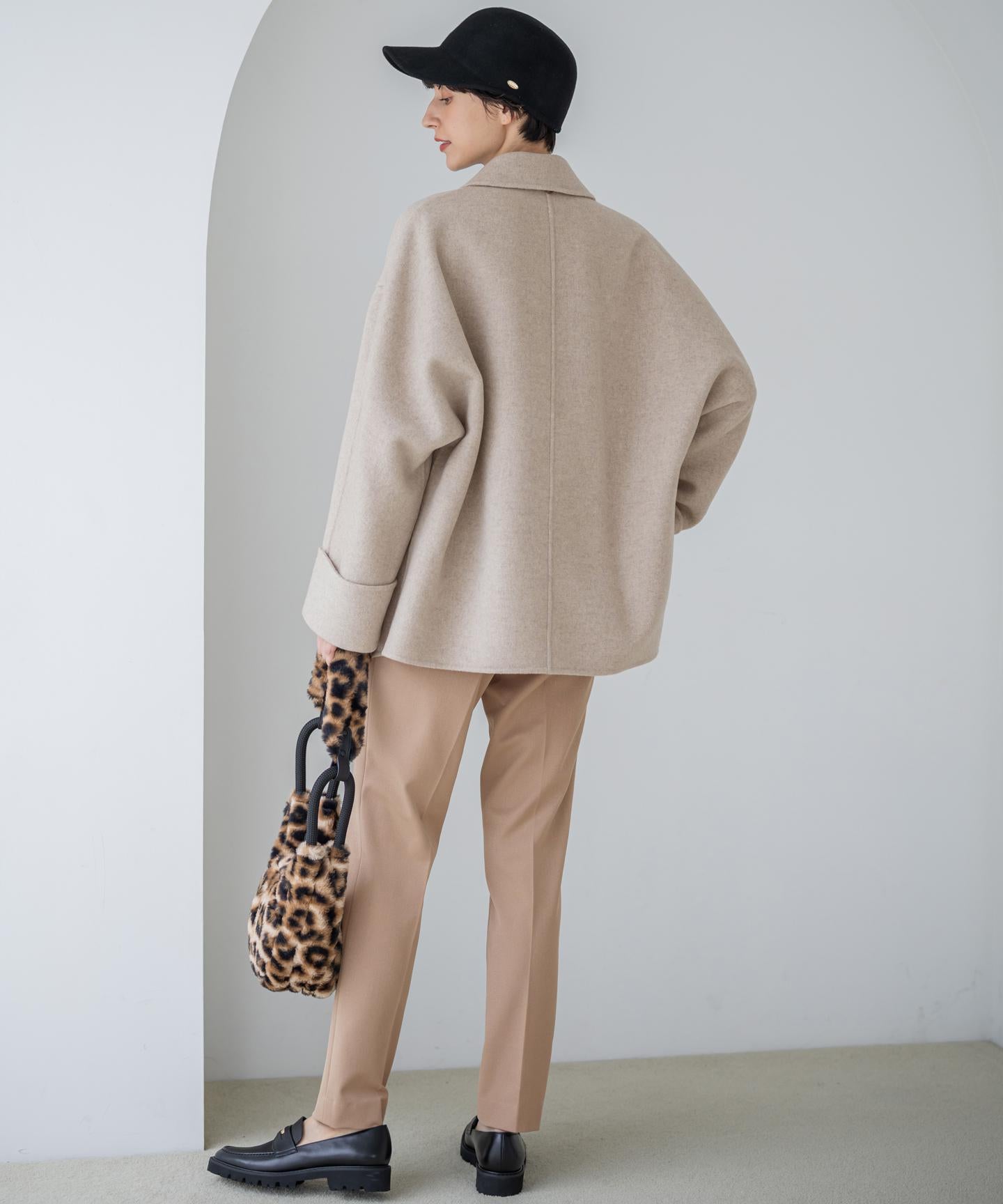 MANTECOPure リバー ステンカラーコート