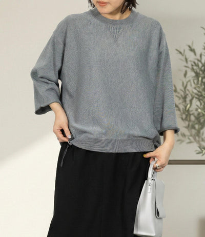 スウェットライクニットTシャツ