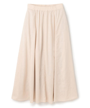 リネンレーヨン セミフレアスカート