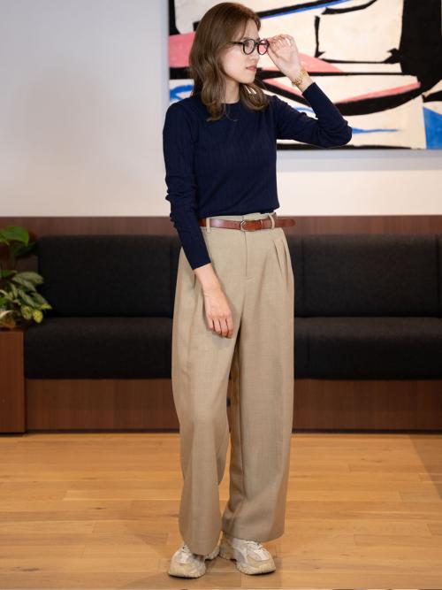 ワイドストレートパンツ