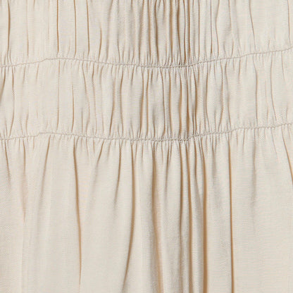 【WEB限定】シャーリング キリカエ フレアスカート