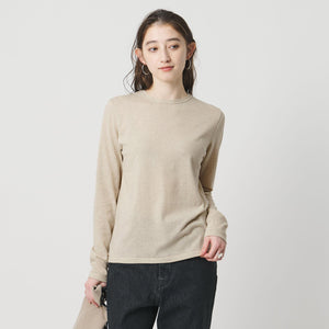 ラメ テンジク ロングスリーブ カットソー