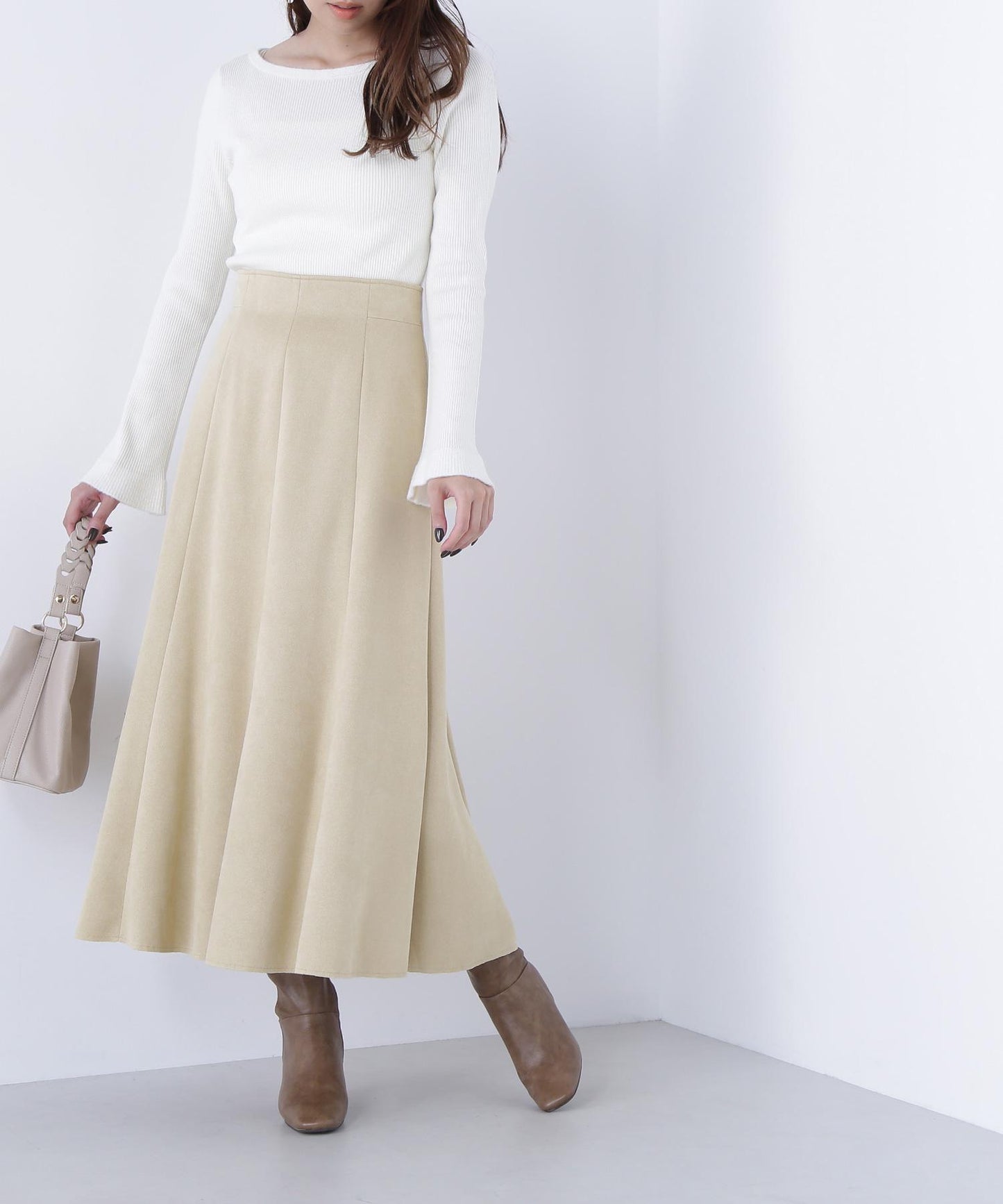 フェイクスエードシリーズ マーメイドスカート