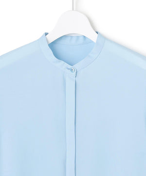 セルロースシルクビエラ ボウタイ付きブラウス