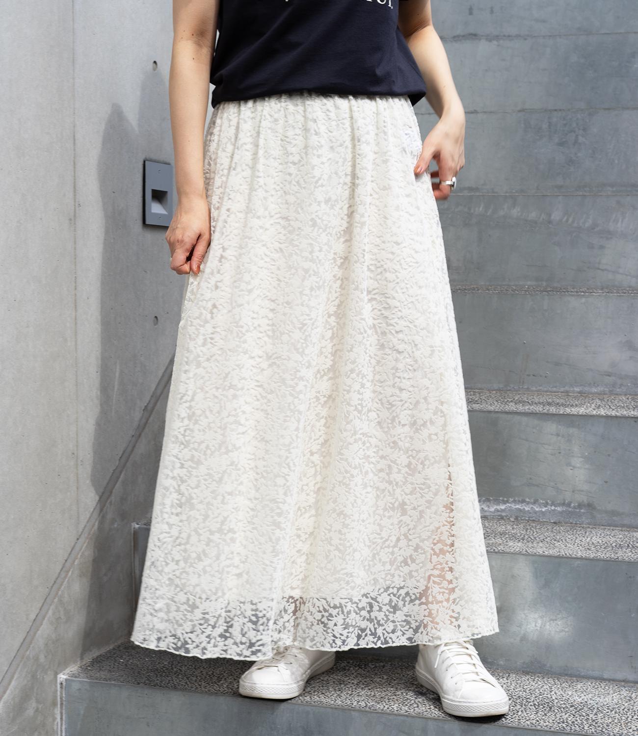 ドラマティックフロッキーギャザースカート