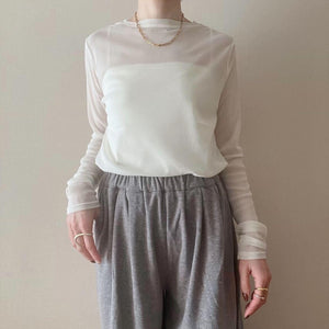 パワーネットシアークルーネック