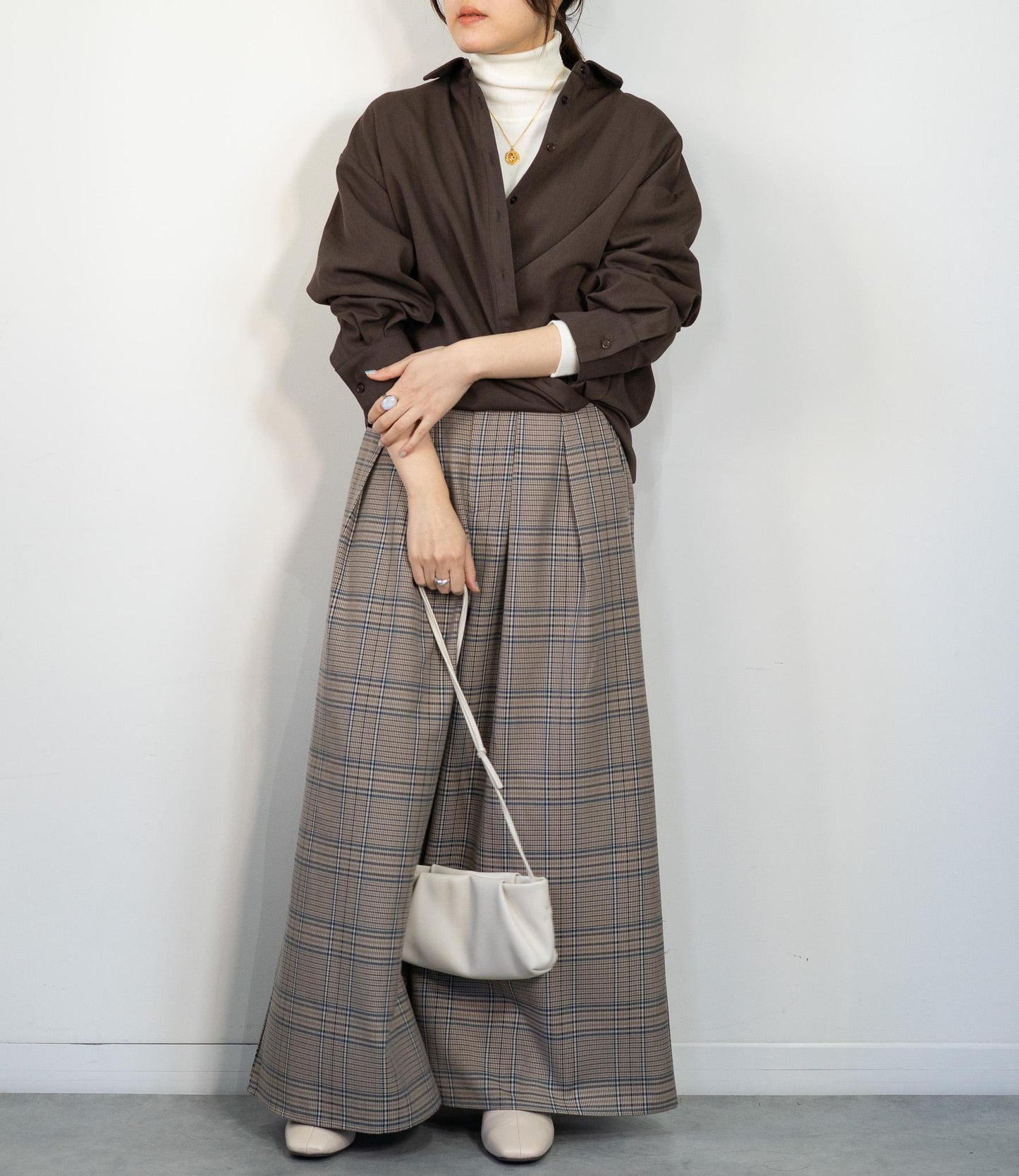 カシュクールマニッシュシャツ