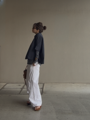 cropped relax shirt refine