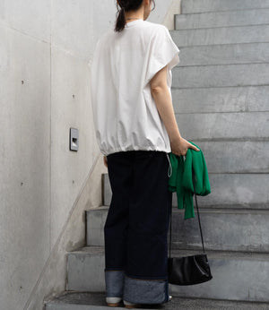 ドロストオーバーフレンチスリーブカットソー