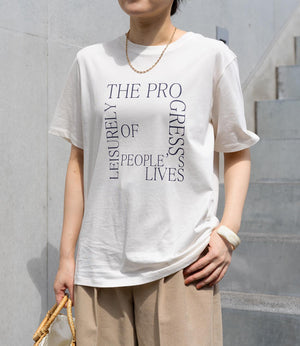 キューブレタリングTシャツ