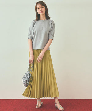 ウーステッドエステル  プリーツスカート