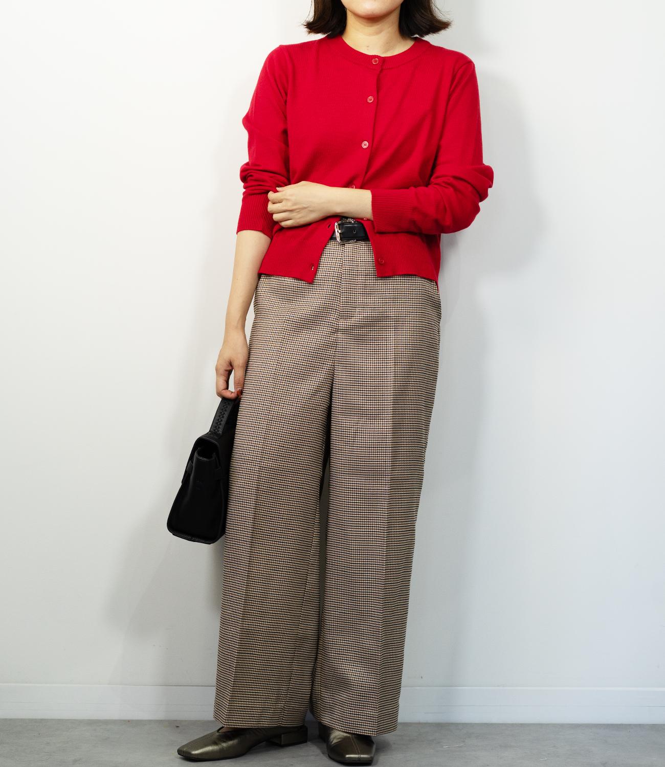 ふんわりタッチクルーネックカーディガン