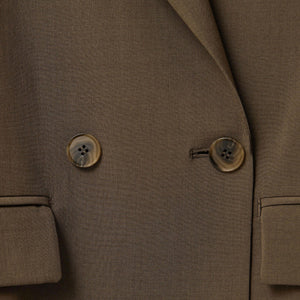 【WEB限定 Wardrobe DAILY MINIMAL】ハーフスリーブ ドルマンジャケット -ウォッシャブル-