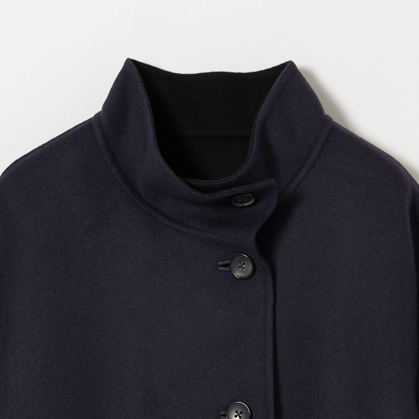 バイカラー リバー Aライン コート