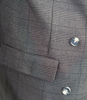 グレンチェックダブルジャケット