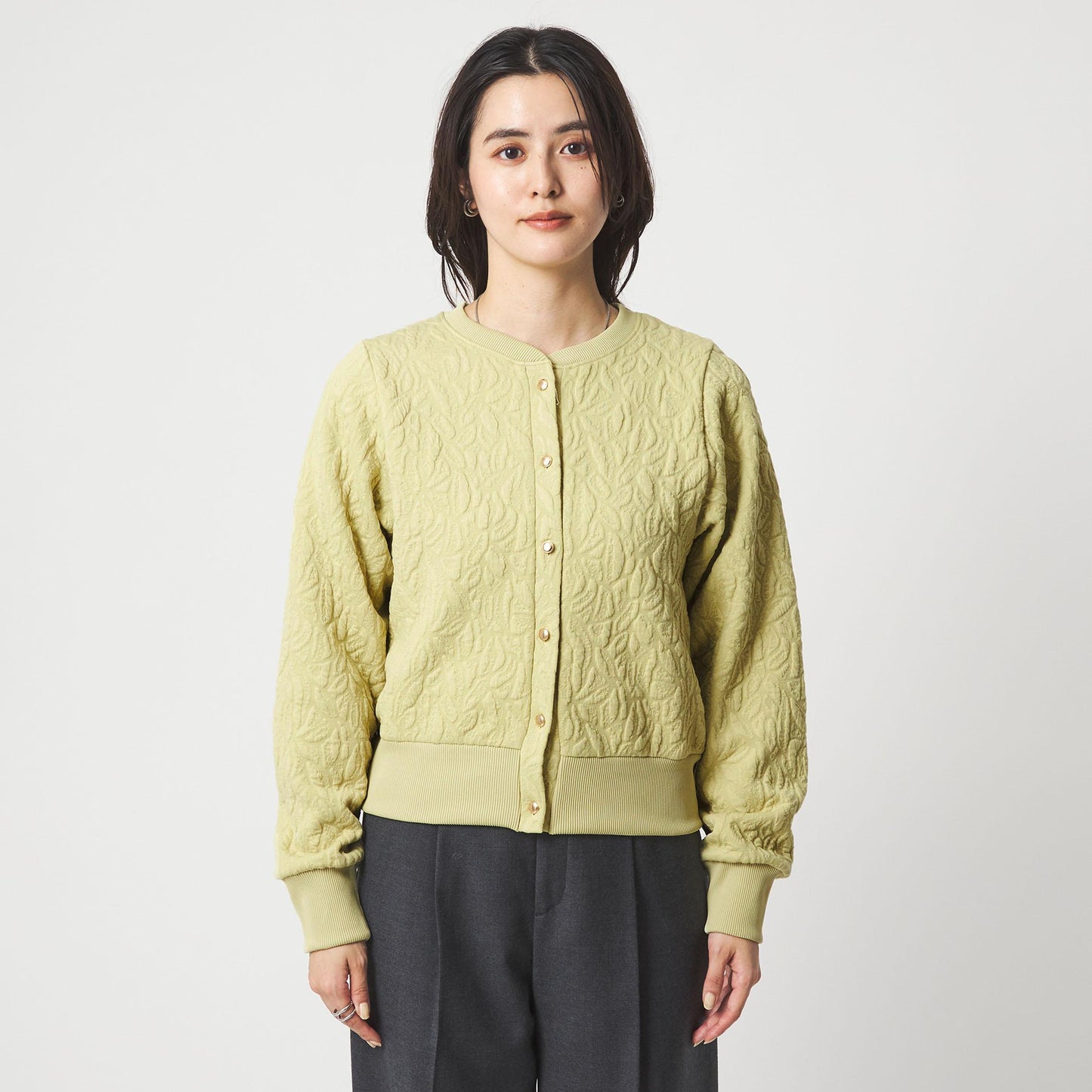 フクレジャカード カットソー カーディガン