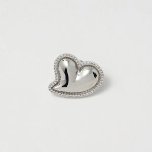 フローイング ハート ピアス