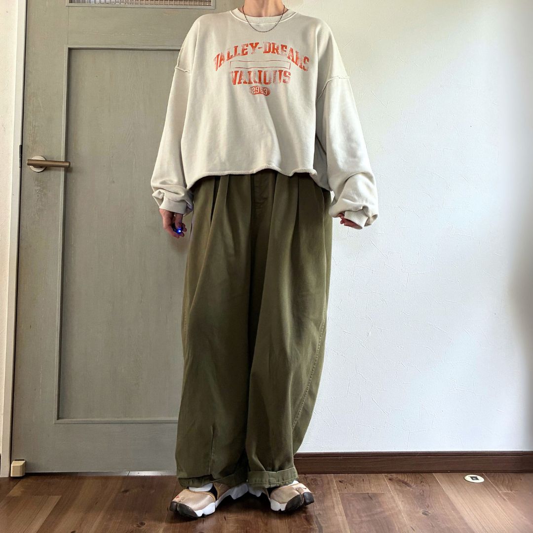 古着みたいなゆるスウェット