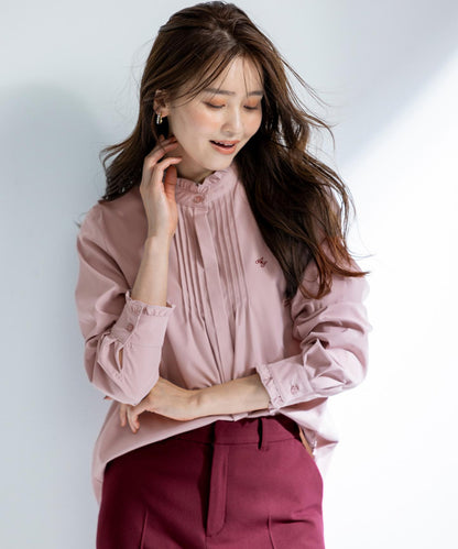 ピンタックフリル シャツ