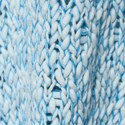 カラーミックス クルーネックニット