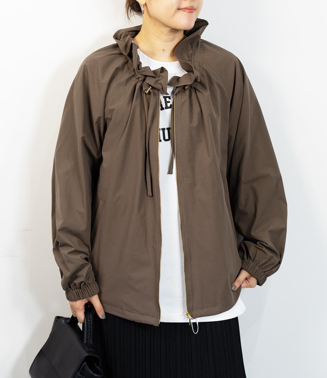 サーブルクロスフリルブルゾン